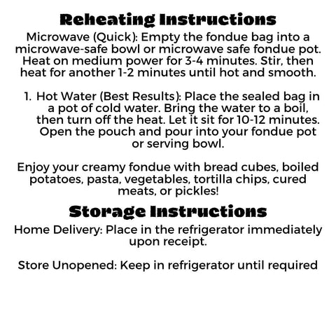Classic Swiss Gruyère & Emmental Cheese Fondue (220g)