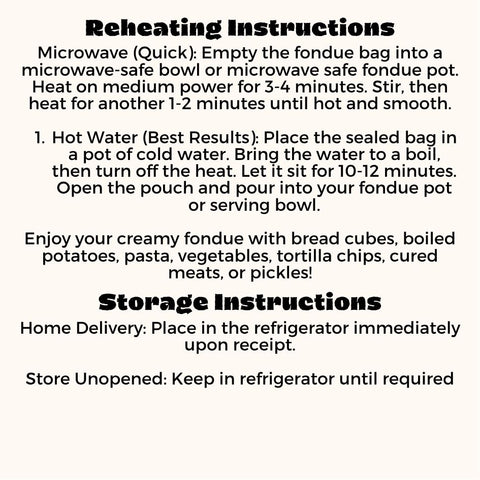 Truffle and Brandy Cheese Fondue (220g)